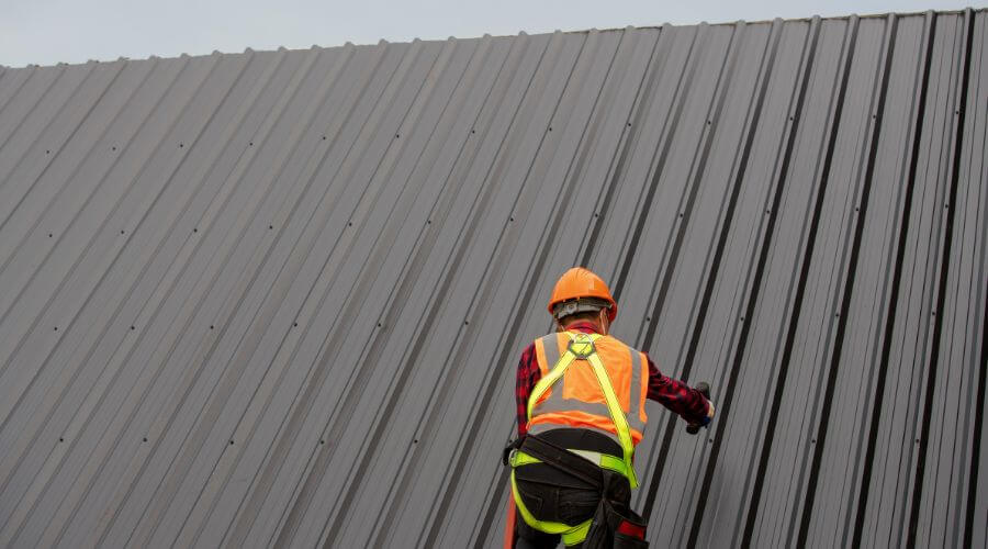 Professional metal roof installation services in Milford, UT